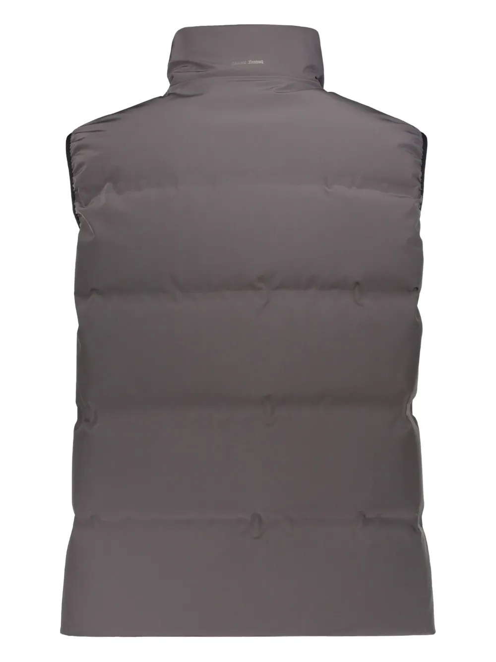 Herno Quilted Padded Vest In Black