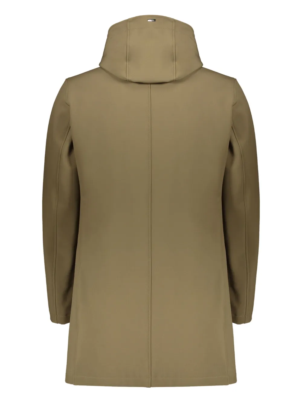 Herno Drawstring-hood Padded Coat In Green