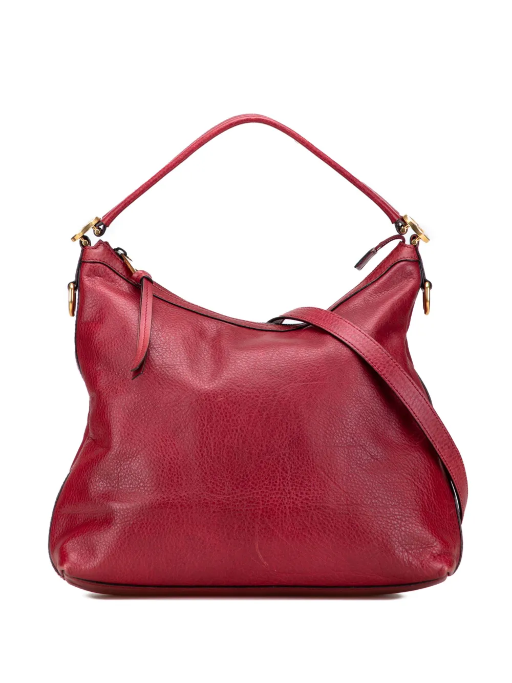 Gucci Pre-Owned 2000-2015 スモール グレインカーフ ミス GG サッチェルバッグ - レッド Gucci Pre-Owned 2000-2015 スモール グレインカーフ ミス GG サッチェルバッグ - レッド