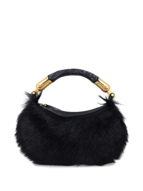 Balmain fur tote bag
