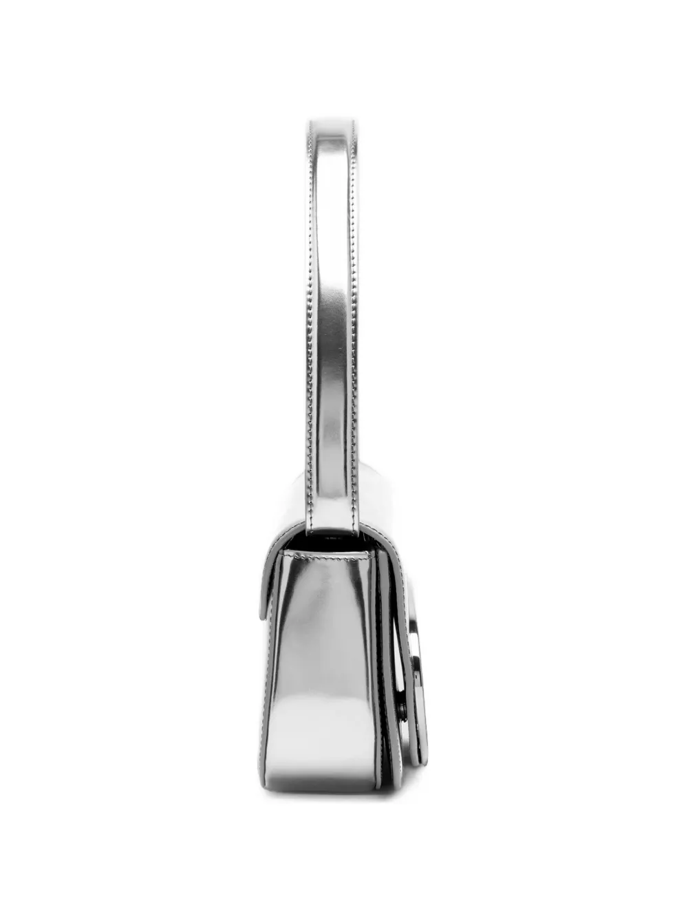 Diesel 1dr shopper met logo-plakkaat Zilver