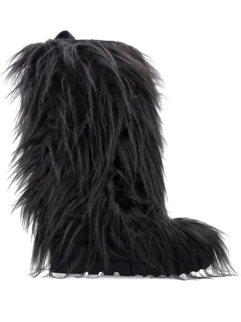 Goldbergh fur-effect knee-high boots 