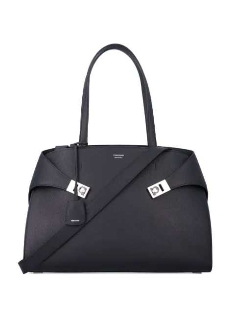 Ferragamo Hug top-zip leather shoulder bag