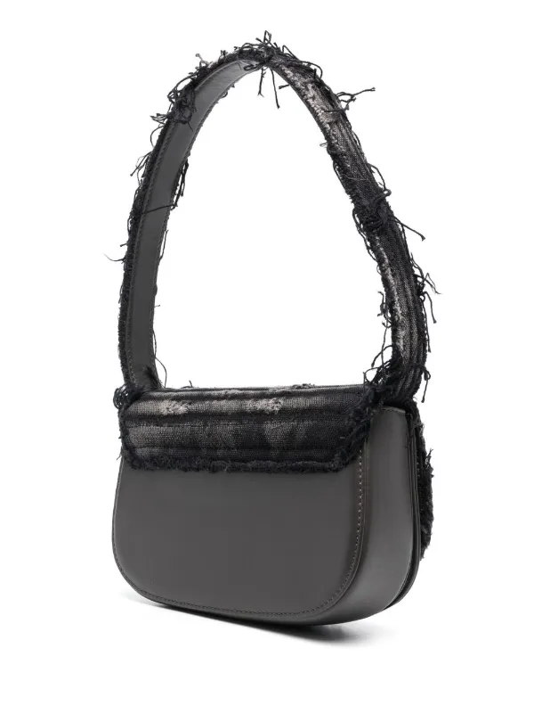 バッグ DIESEL ARCHIVE SHOULDER BAG LEATHER Diesel X08396P4993 WASHED BLACK | Black | FARFETCH