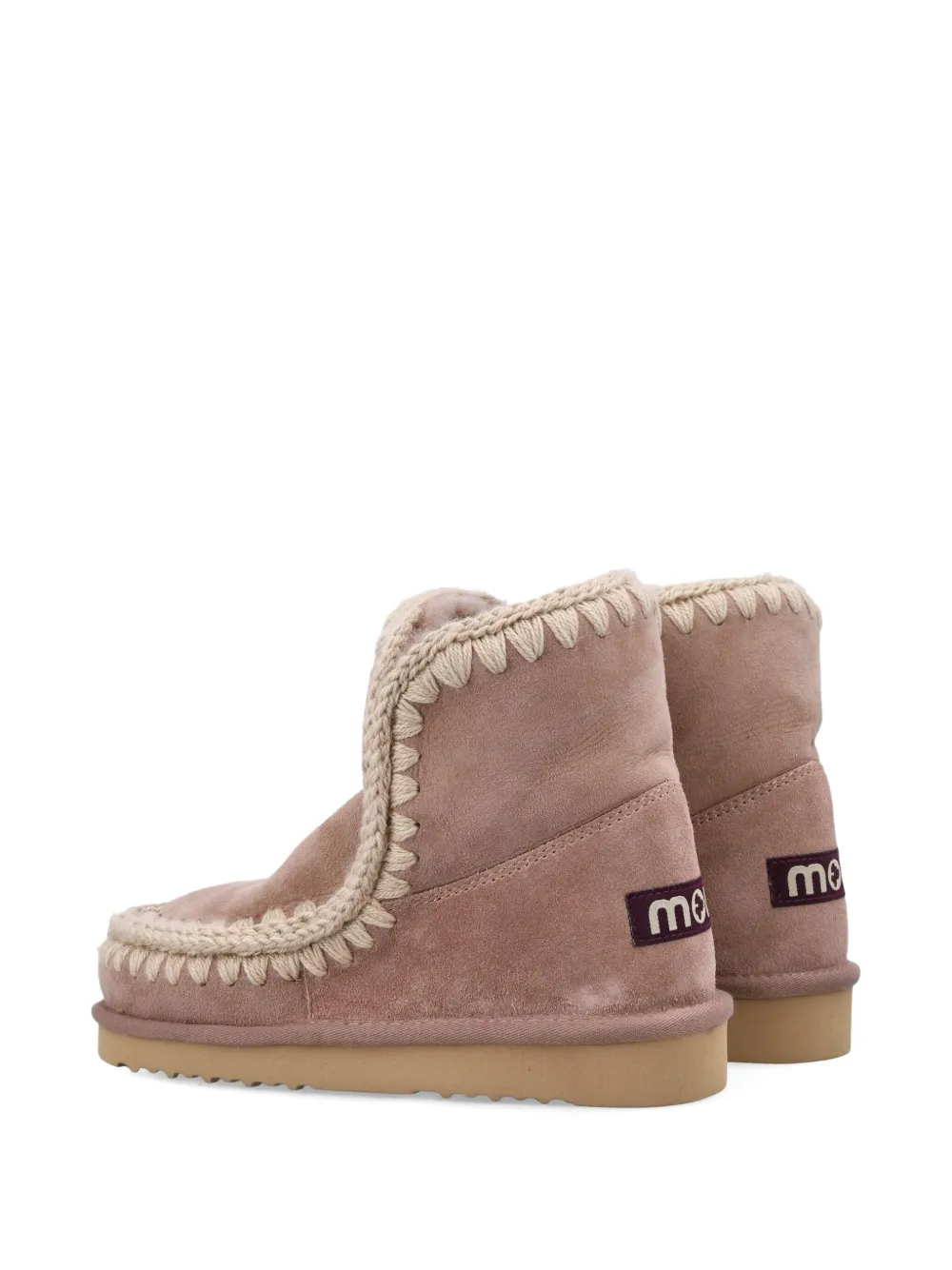 Mou Crochet-trim Slip-on In Multi