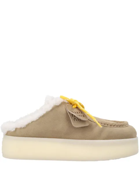 Miu Miu 45mm platform slippers