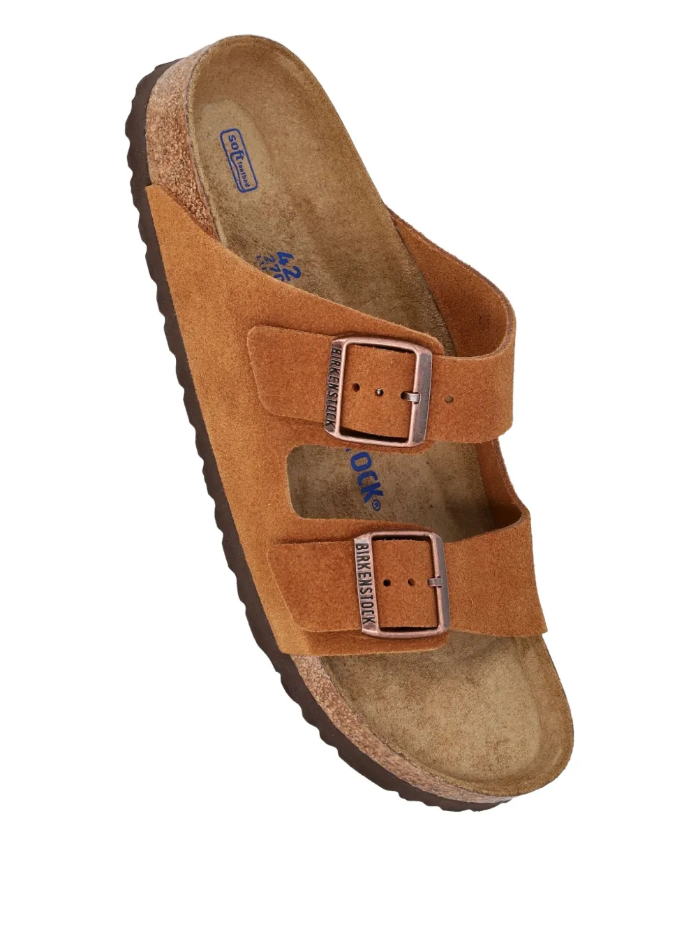 Birkenstock Arizona sandalen met gespbandje Bruin