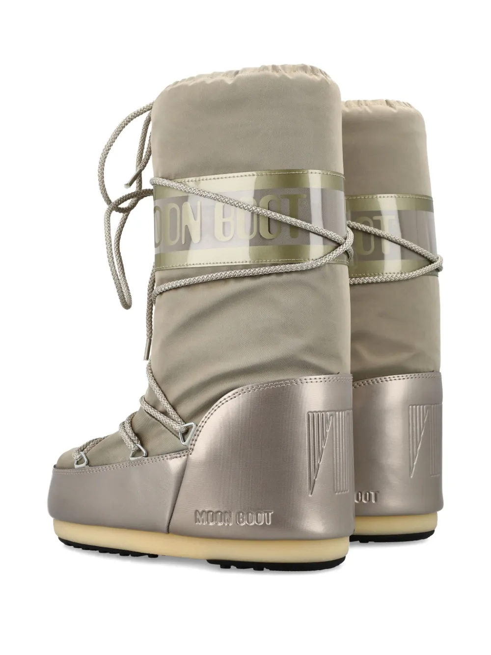 Moon Boot Icon Boots In Silver