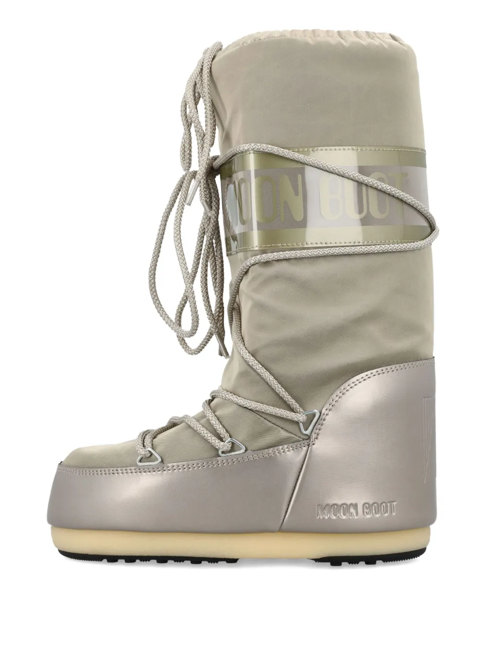 Moon Boot Icon Boots In Silver
