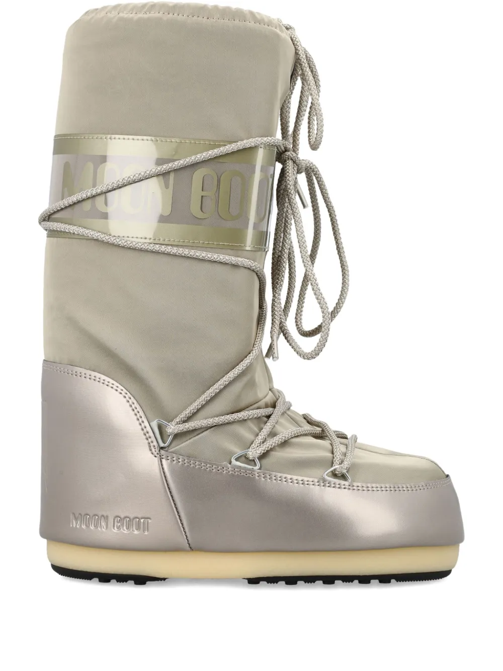 Moon Boot Icon Boots In Silver