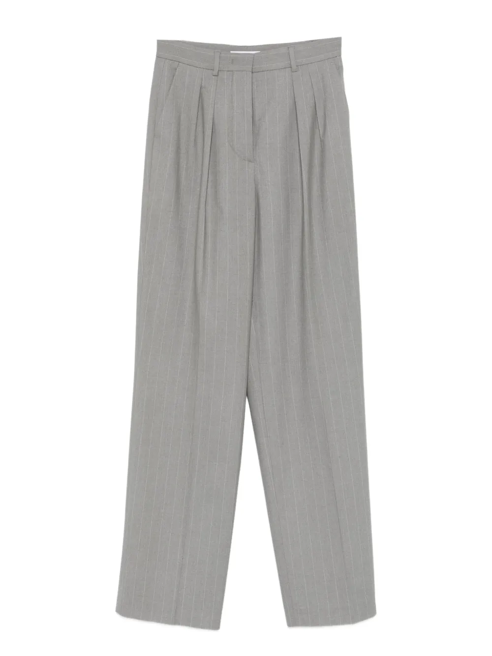 Manuel Ritz Calça risca de giz com pregas | Cinza | Image 1