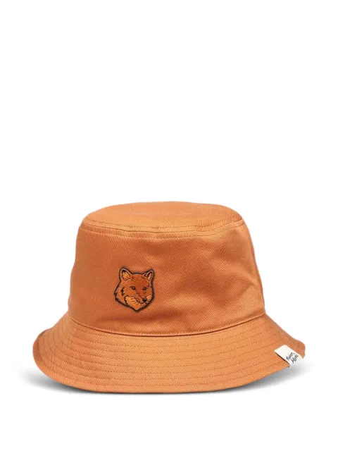 Maison Kitsuné Fox Head bucket hat