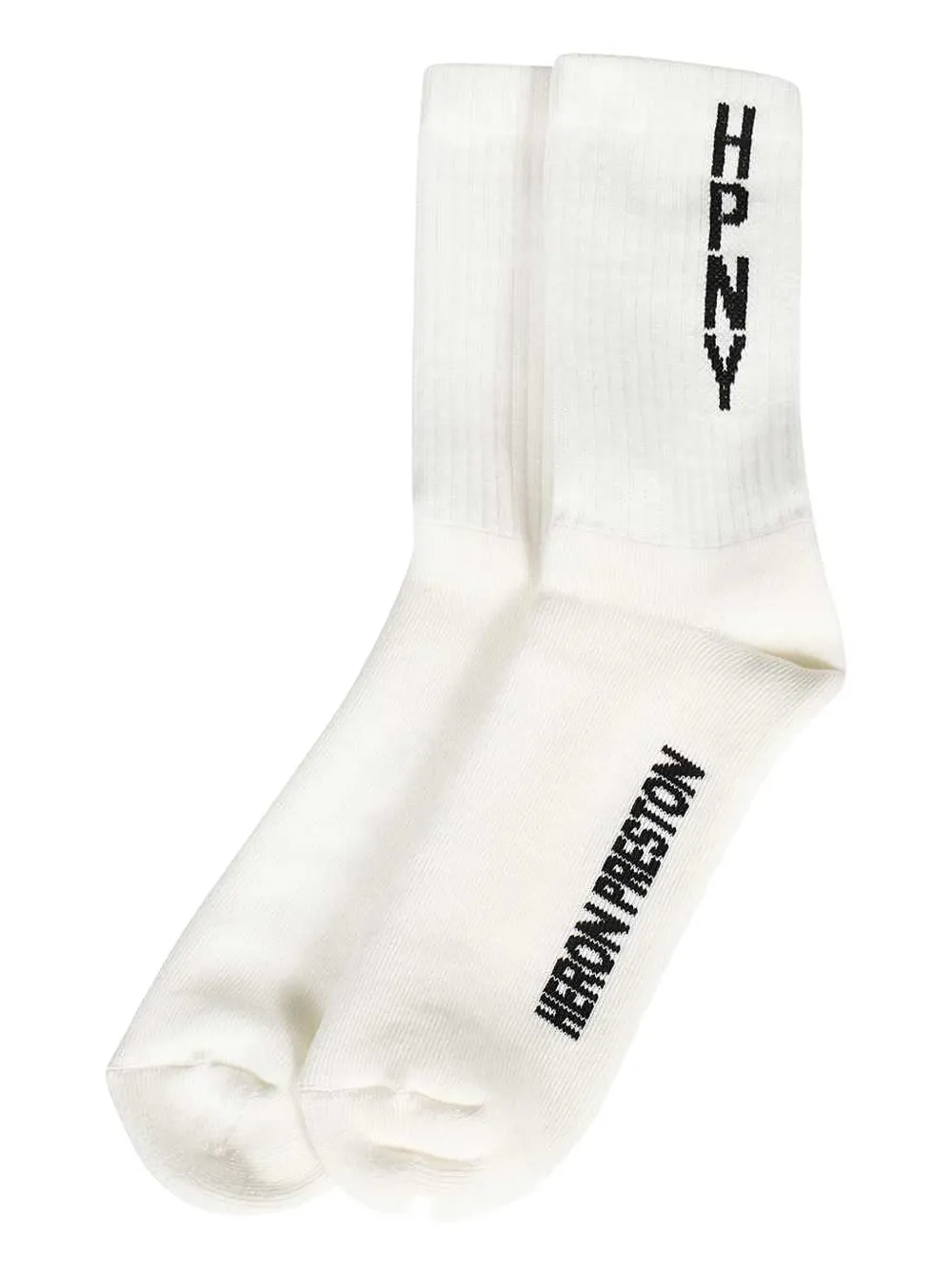 Heron Preston HPNY logo-intarsia socks | أبيض | Image 1