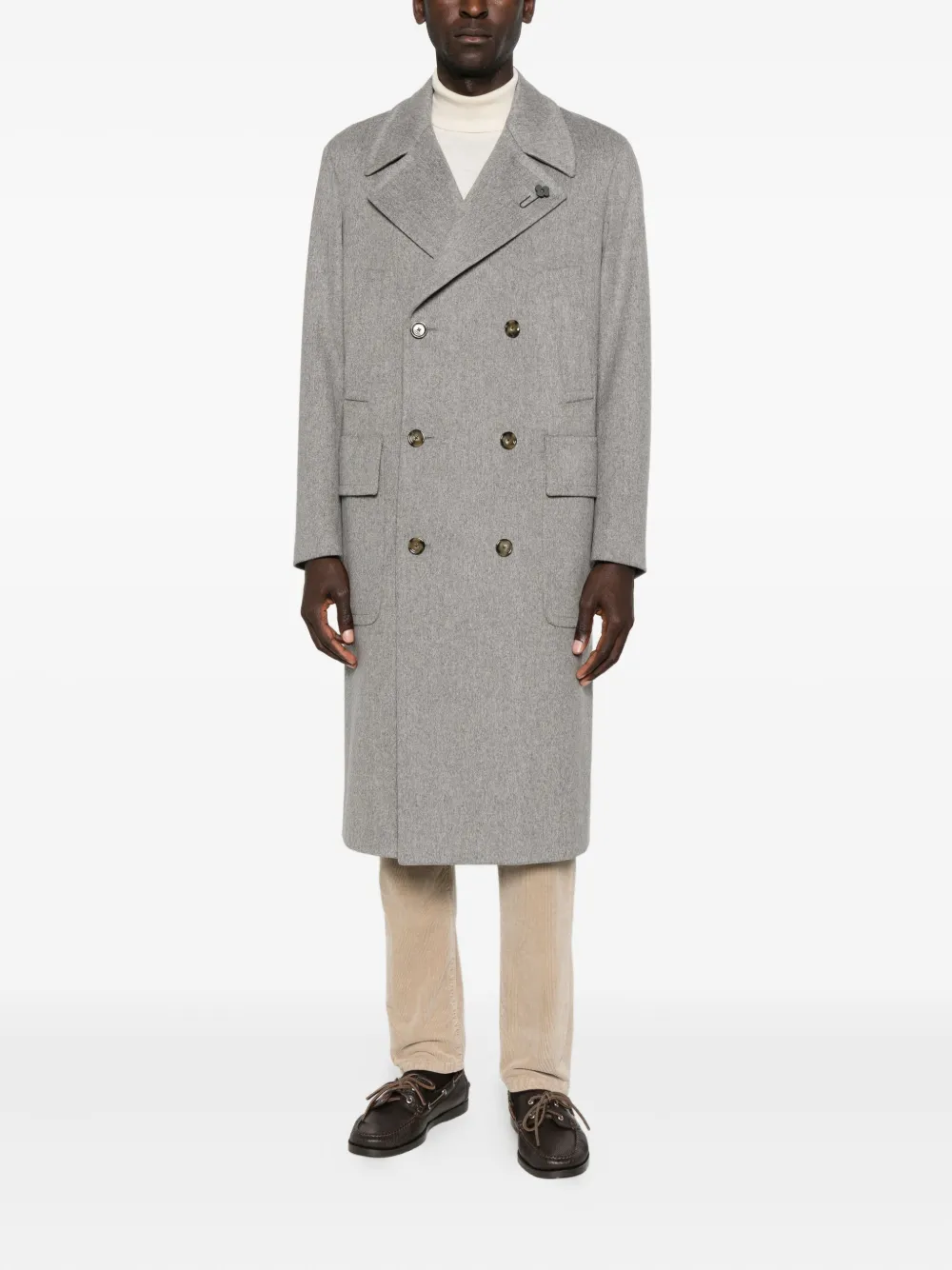 Lardini double-breasted wool coat | Double Breasted Coats | Image 2