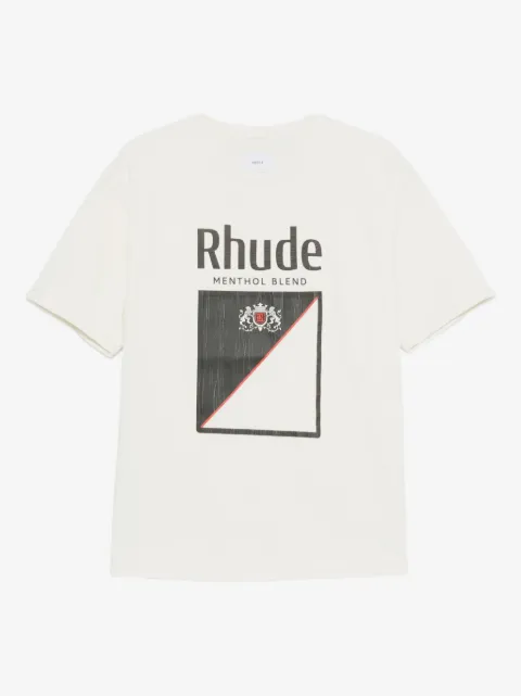 RHUDE camiseta con logo estampado