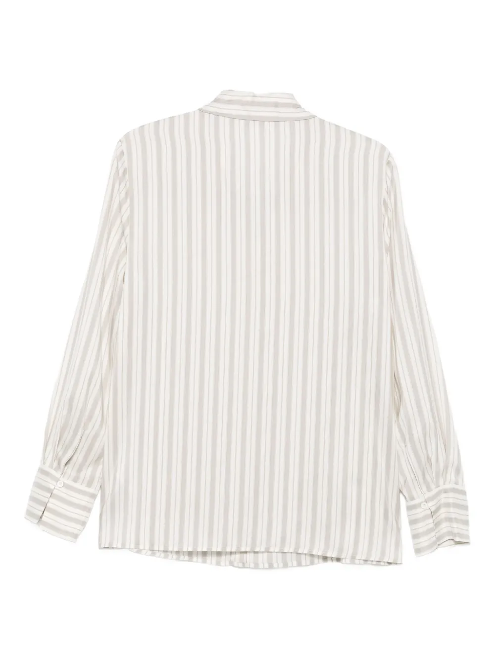 Peserico Gestreept blouse - Wit
