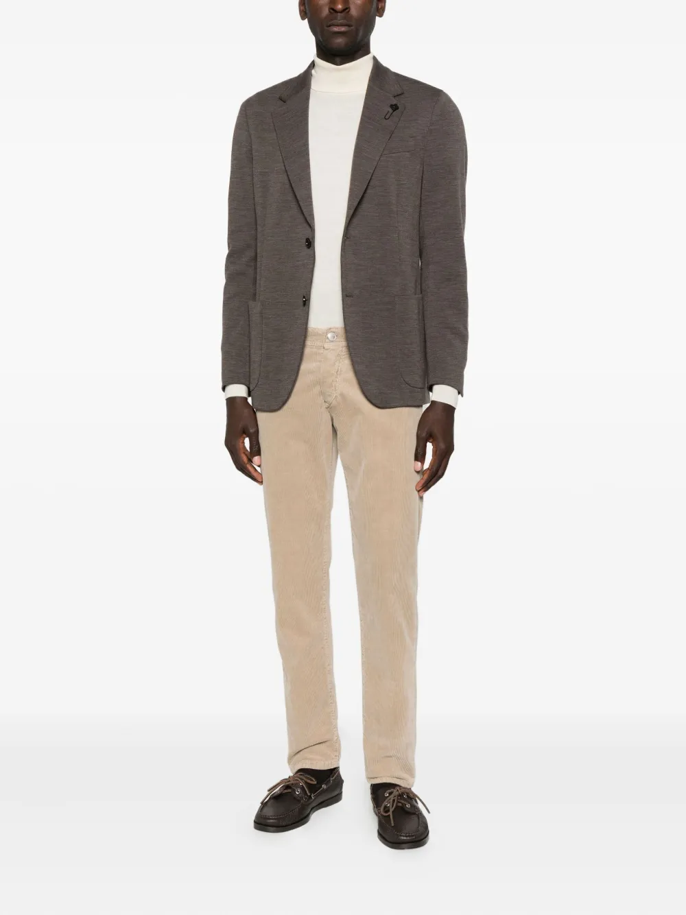 Lardini single-breasted wool blazer | Suit & Dinner Jackets | Image 2