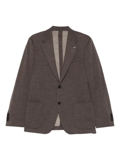 Lardini single-breasted wool blazer