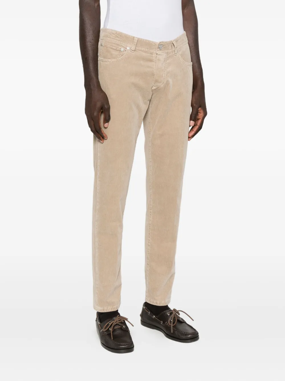  Barba Corduroy Trousers - Neutrals 