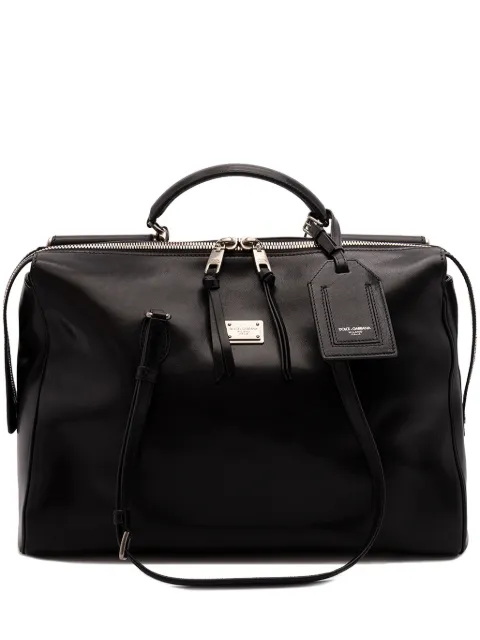 Dolce & Gabbana Vittoria zip-top leather luggage