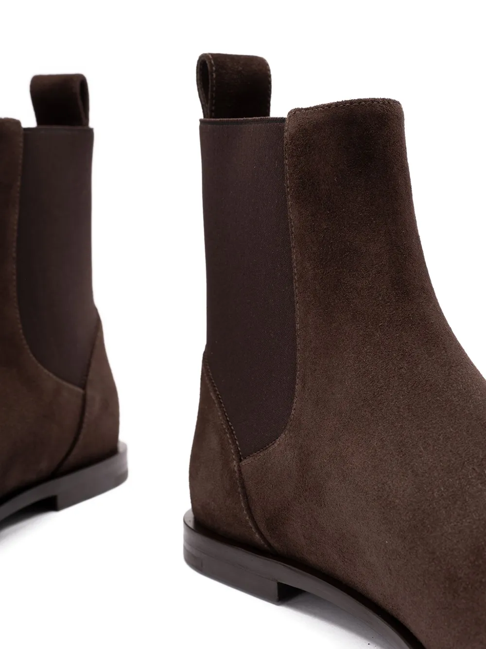 FENDI elastic-panel suede boots Bruin