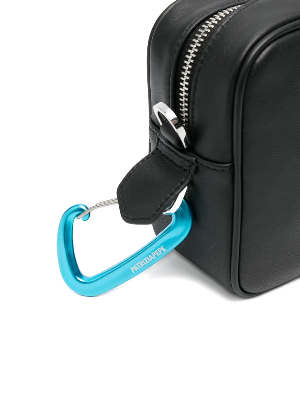 Patrizia Pepe Crossbodytas met logo-reliëf Zwart