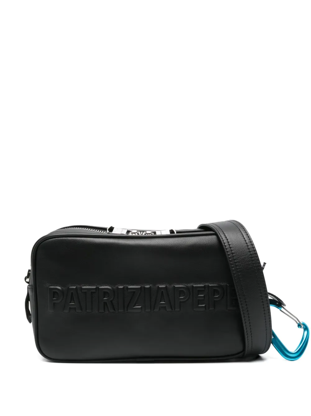 Patrizia Pepe logo-embossed crossbody bag | Black | Image 1