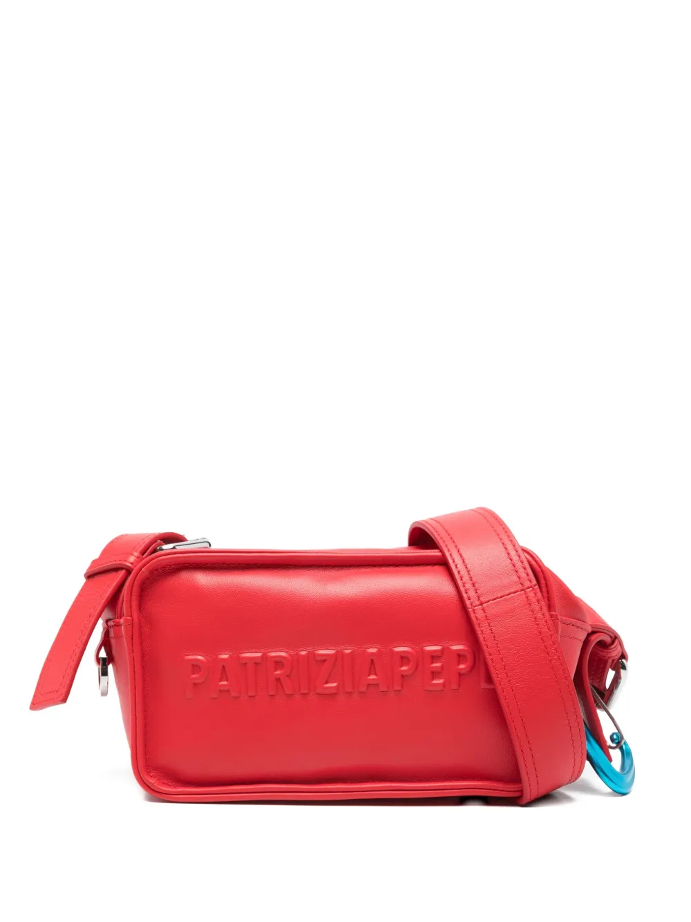 Patrizia Pepe logo-embossed crossbody bag | Red | Image 1