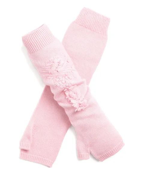 Barrie embossed-detail gloves