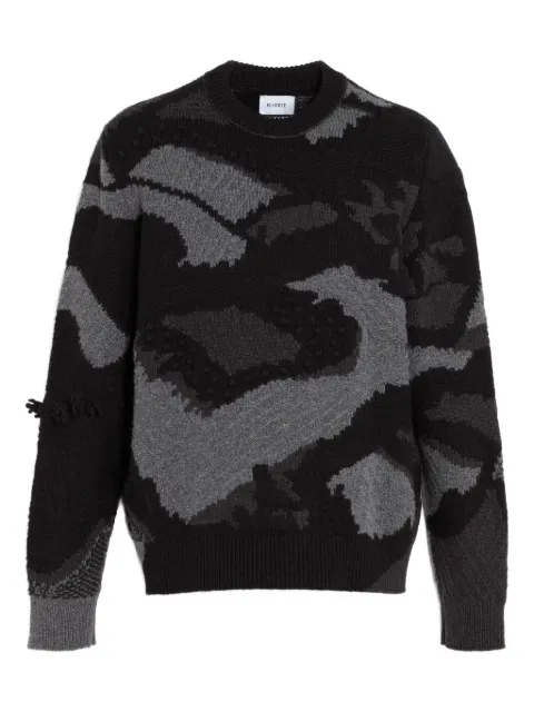 Barrie patterned-intarsia sweater