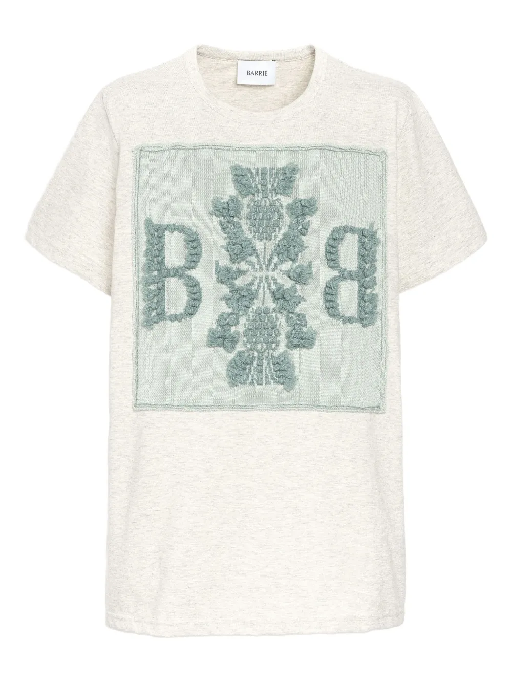 Barrie playera con parche del logo | gris | Image 1
