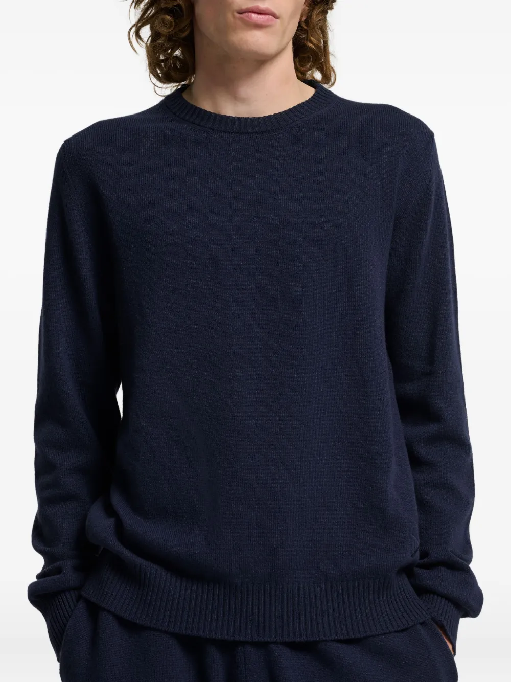 Barrie Trui met ronde hals Blauw