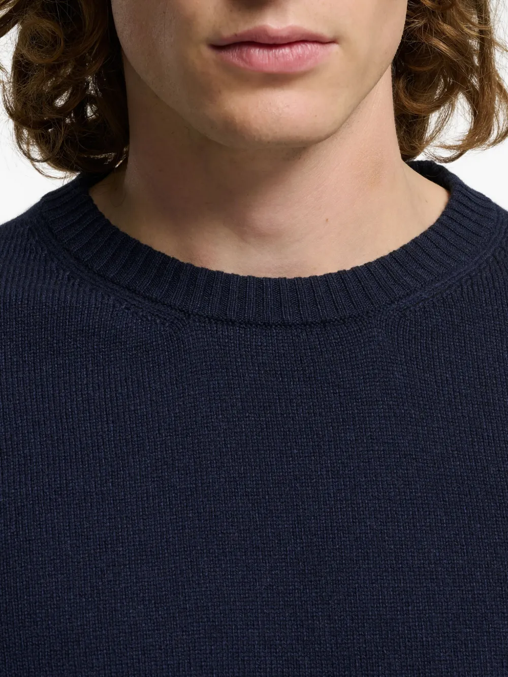 Barrie Trui met ronde hals Blauw