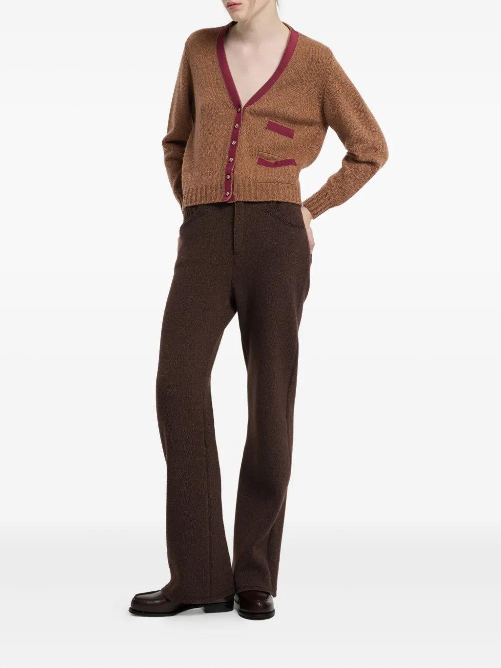Barrie ribbon-trim cardigan | Cardigans | Image 2