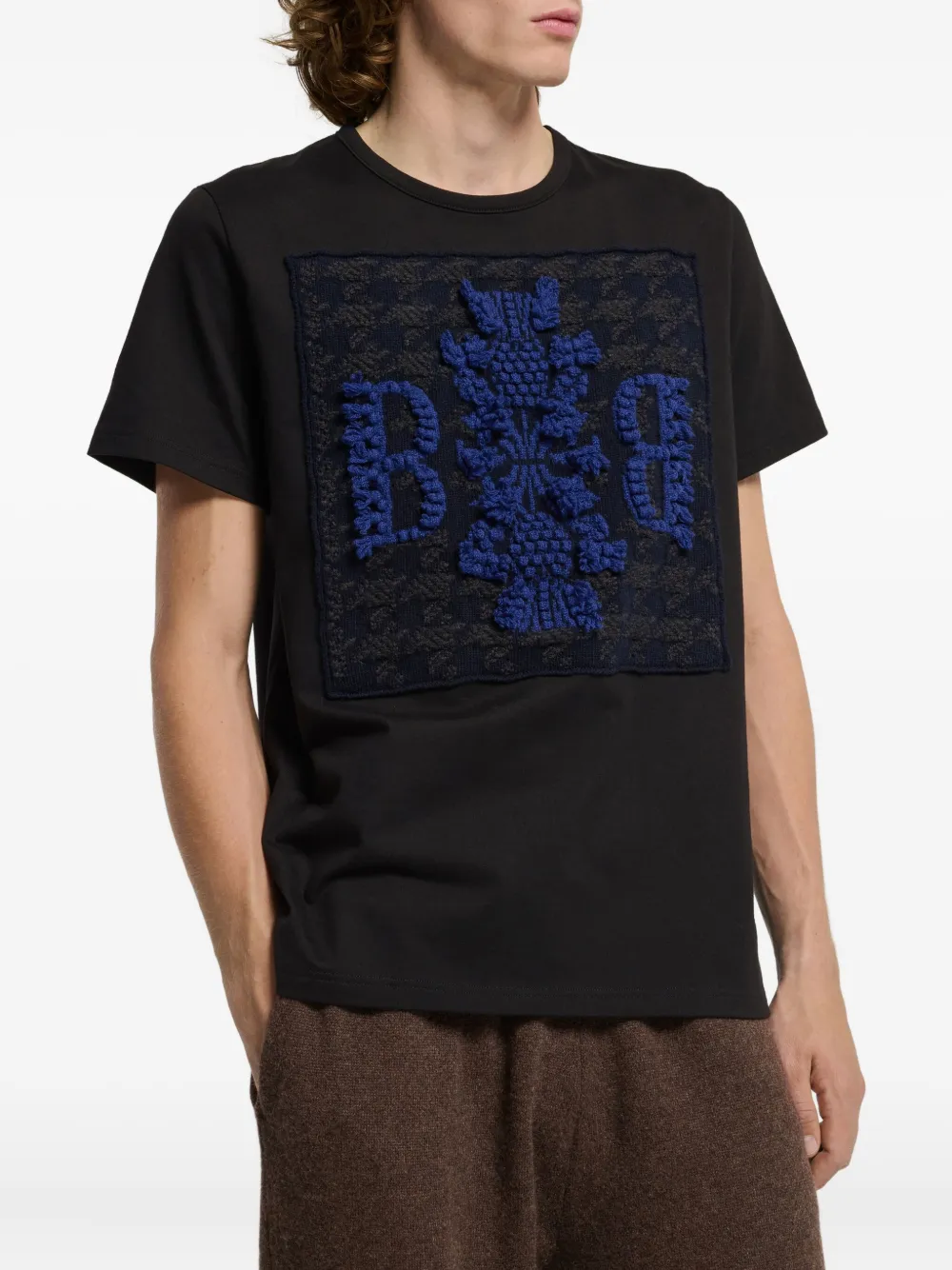 Barrie Logo-patch T-shirt In Black