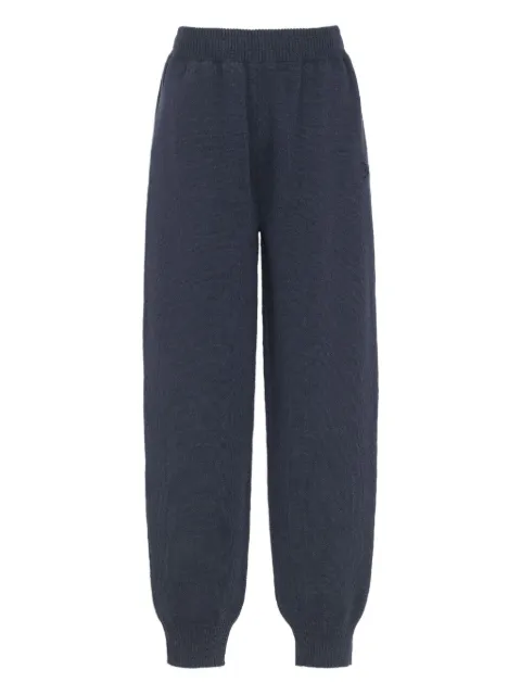 Barrie logo-embroidered trousers