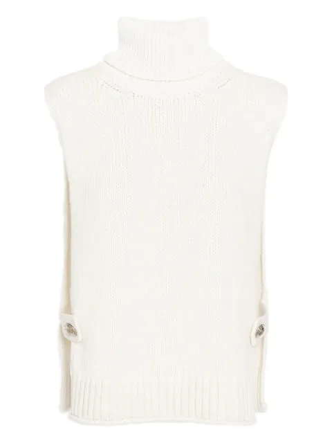 Barrie roll-neck vest