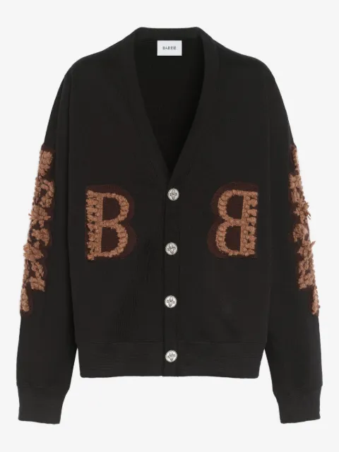 Barrie logo-embroidered cardigan