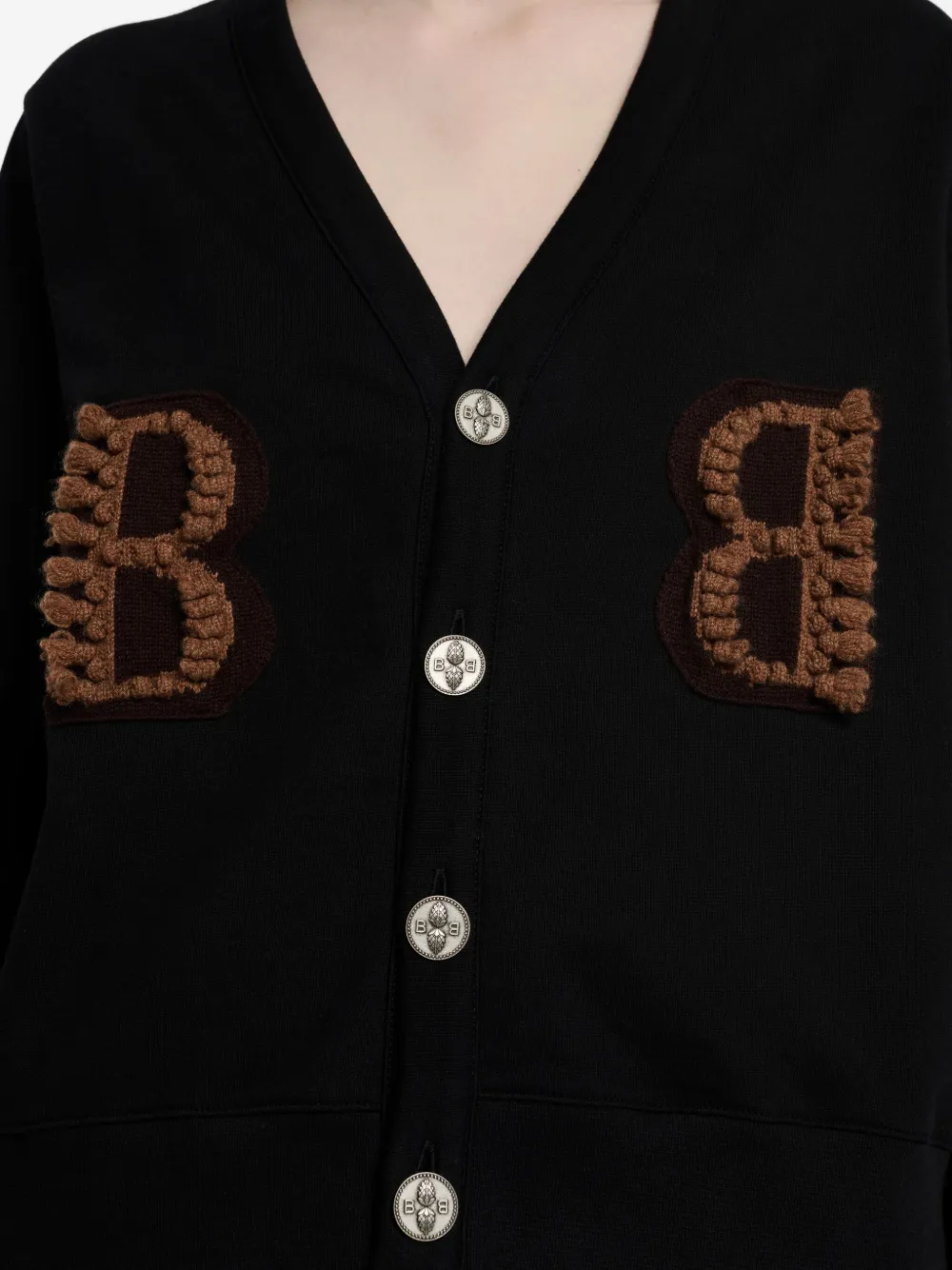 Barrie Vest met geborduurd logo Zwart
