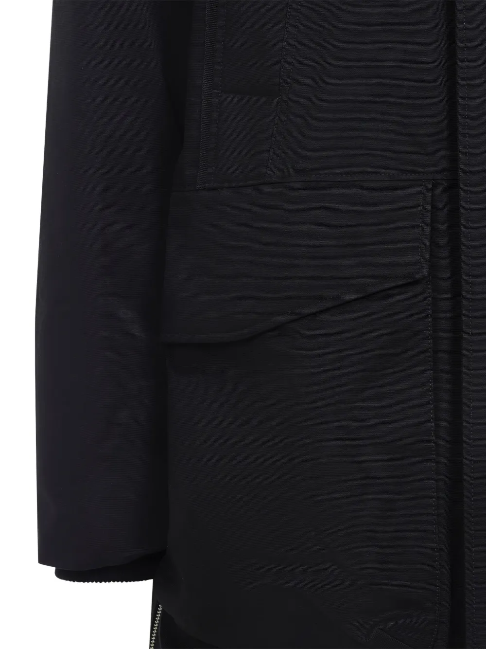 Moose Knuckles Dawson Parka With Detachable Fur Trim In Black
