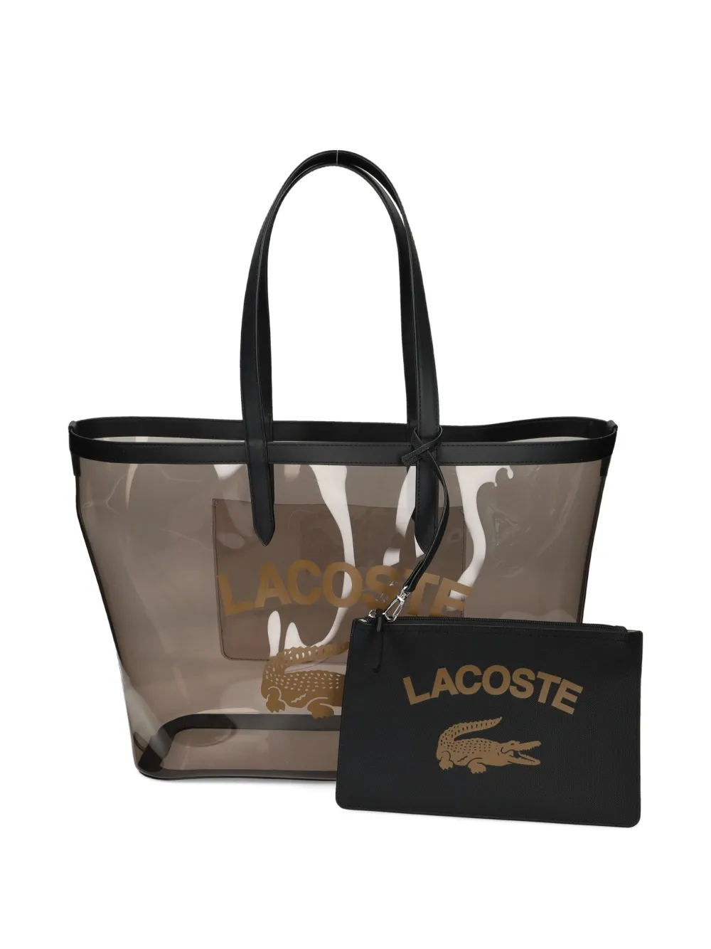 Lacoste Anna shopper met logo Zwart