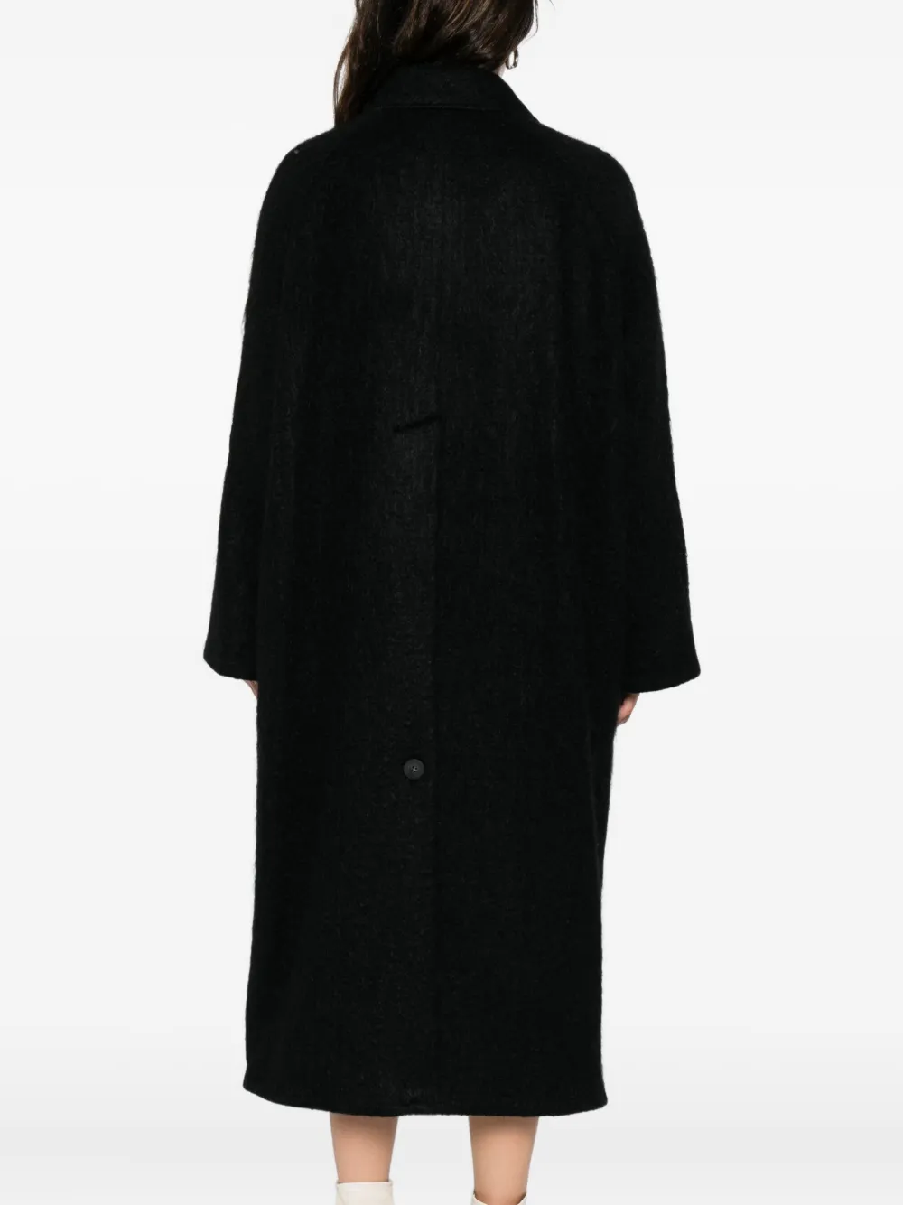 Soh Single-breasted Coat In Black