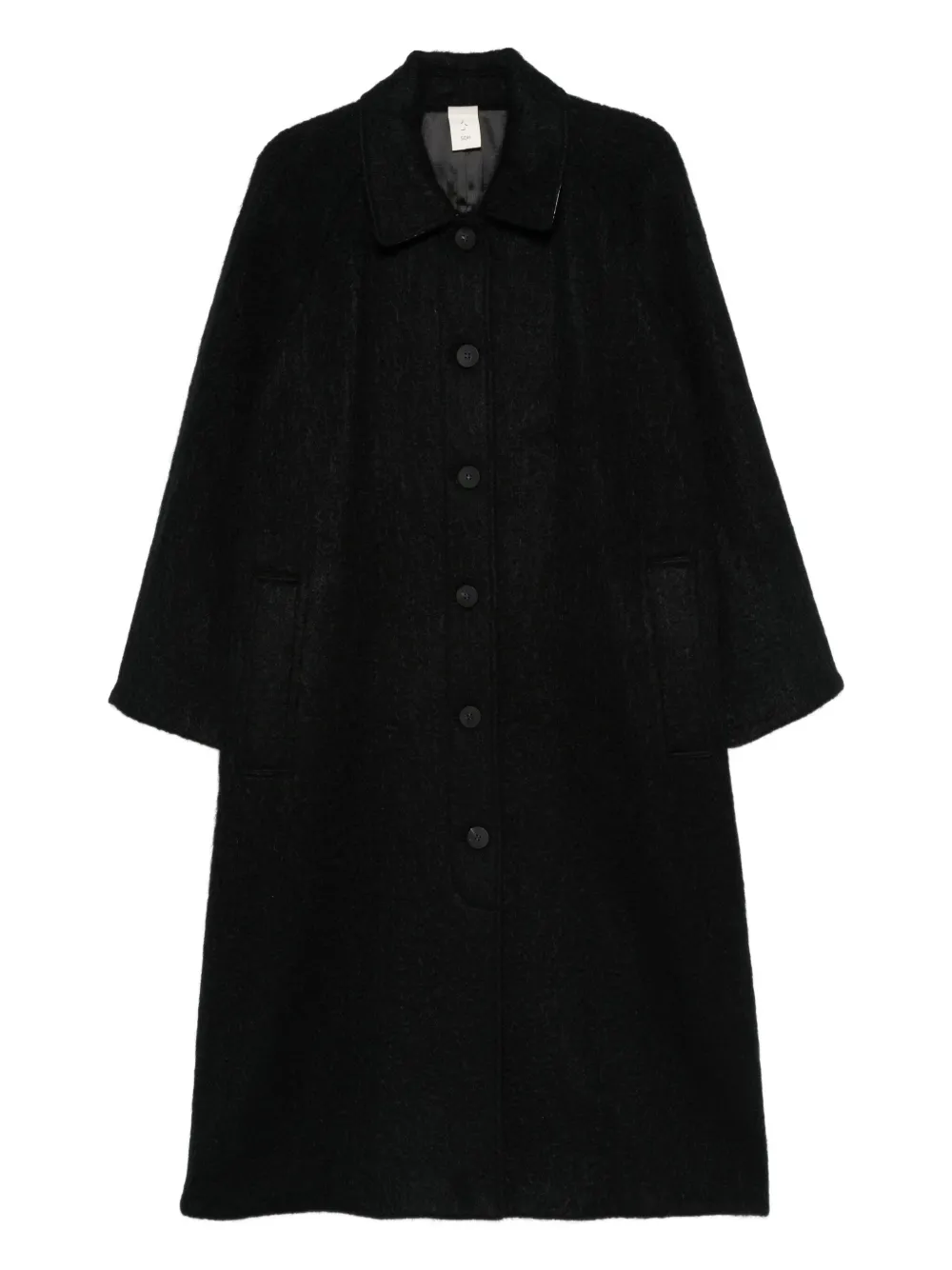 SOH single-breasted coat | Black | Image 1
