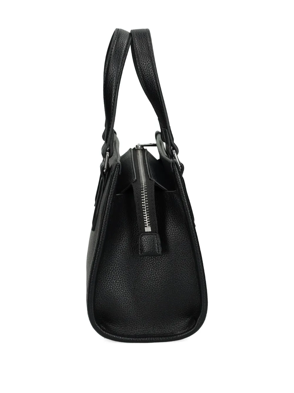 Lacoste Logo Motif Tote Bag In Black