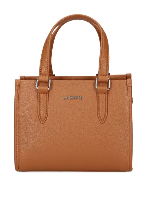 Lacoste logo motif tote bag