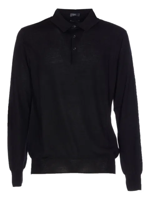 Hosio playera tipo polo de lana manga larga