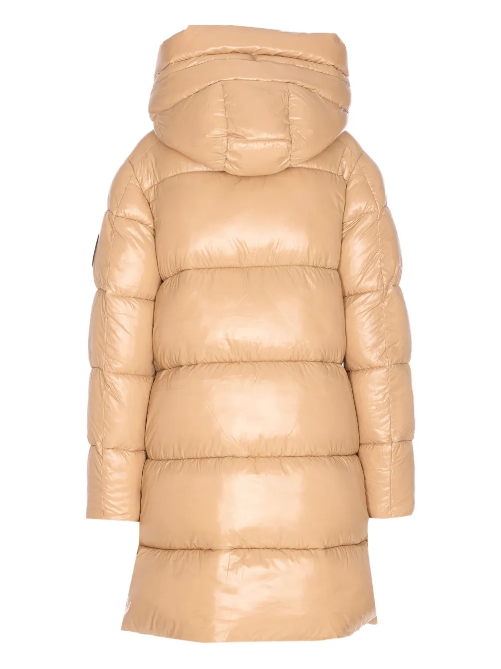 Save The Duck Padded Zip-front Coat In Neutral
