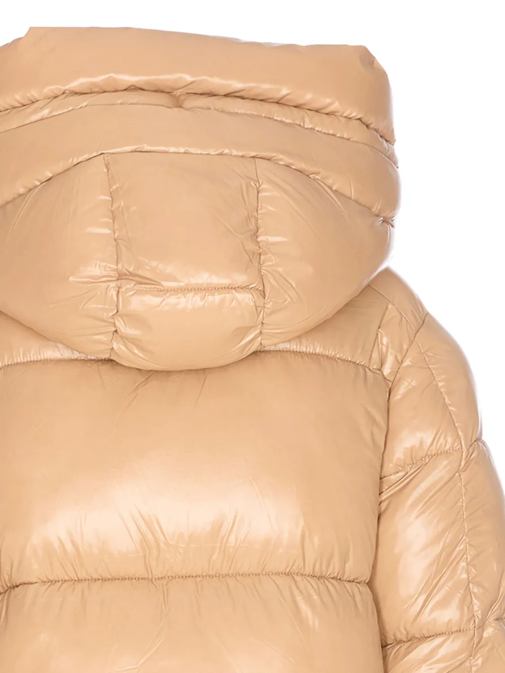 Save The Duck Padded Zip-front Coat In Neutral