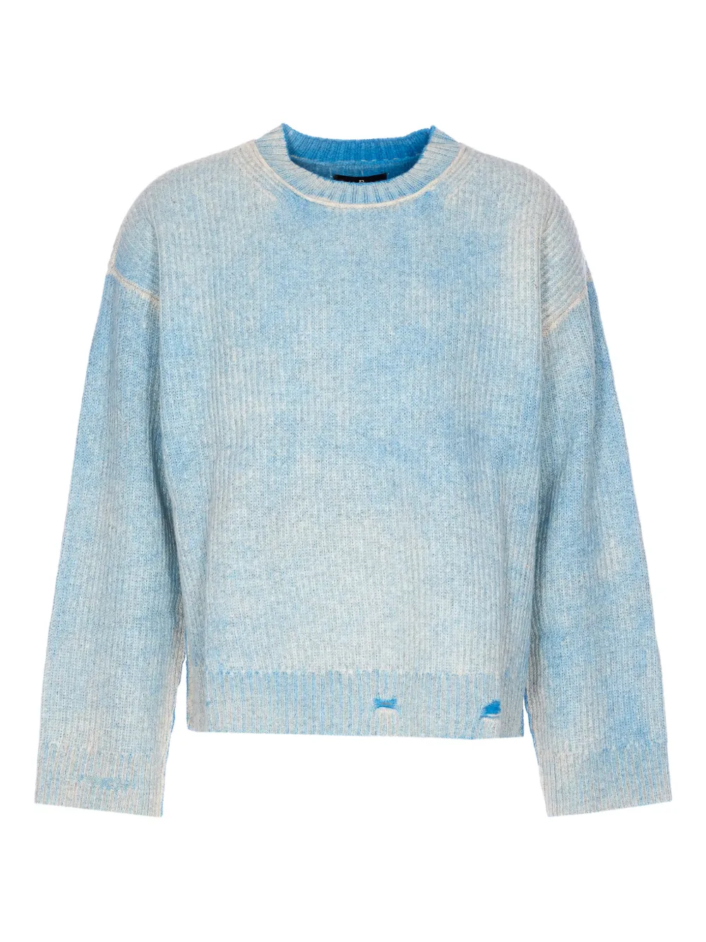Represent Crewneck Long Sleeve Knitwear With Ribbed Texture In Multi