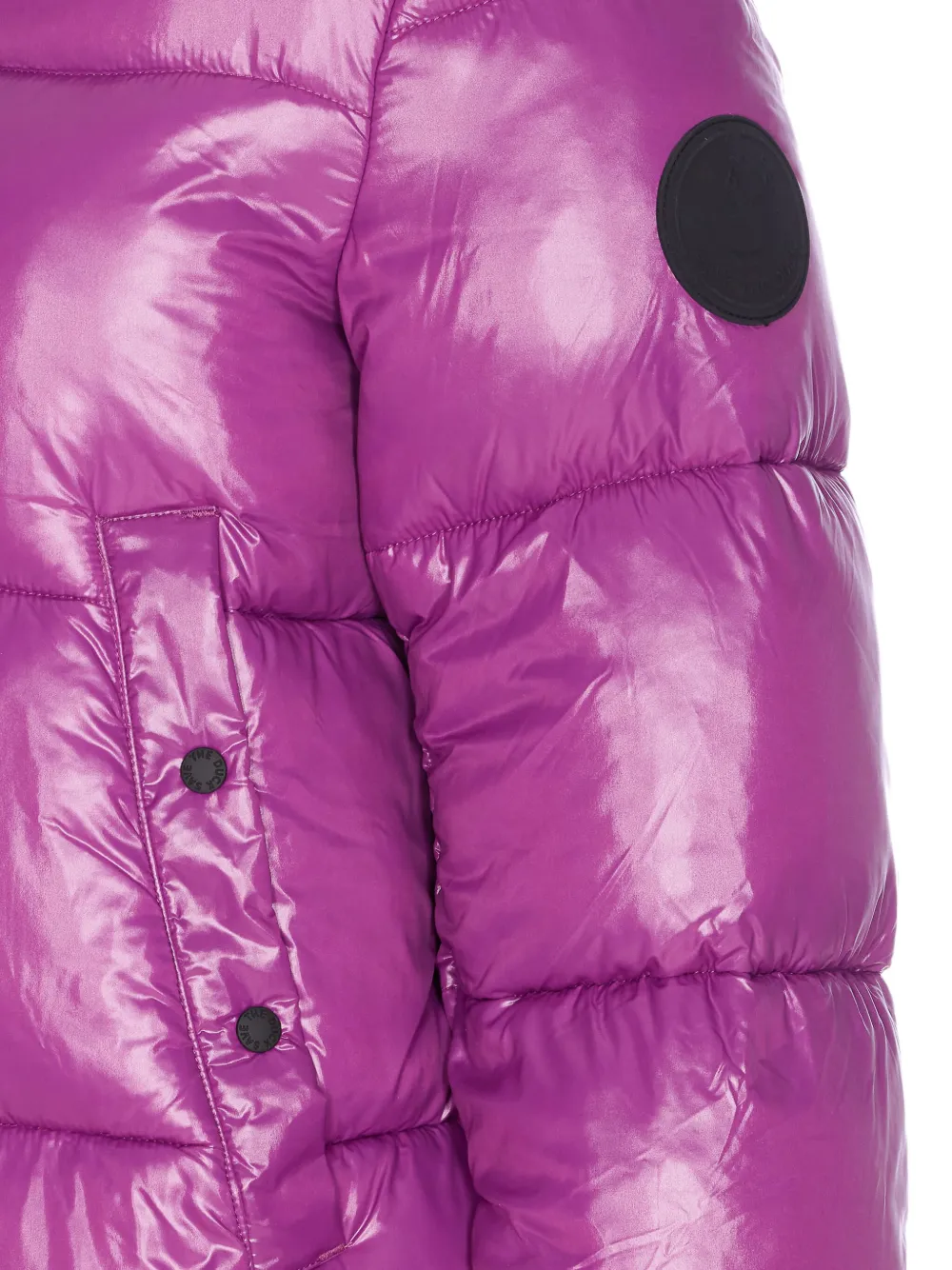 Save The Duck Padded Hooded Jacket In Purple